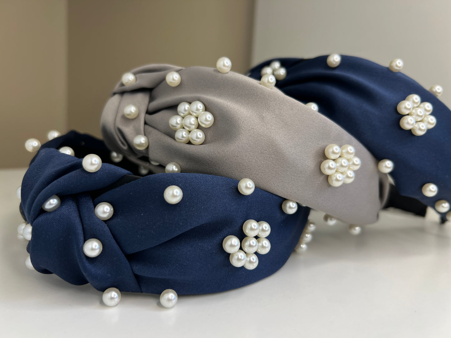Pearl & Satin Headband