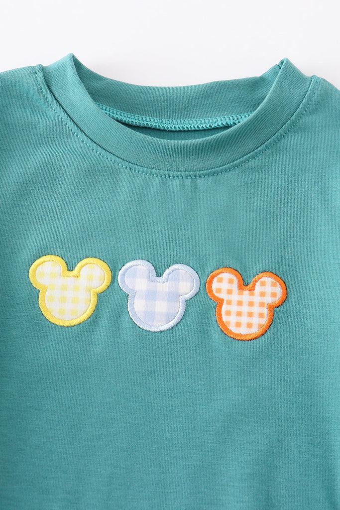 Blue Character Appliqué Boy Top - Braxton Rayemyer