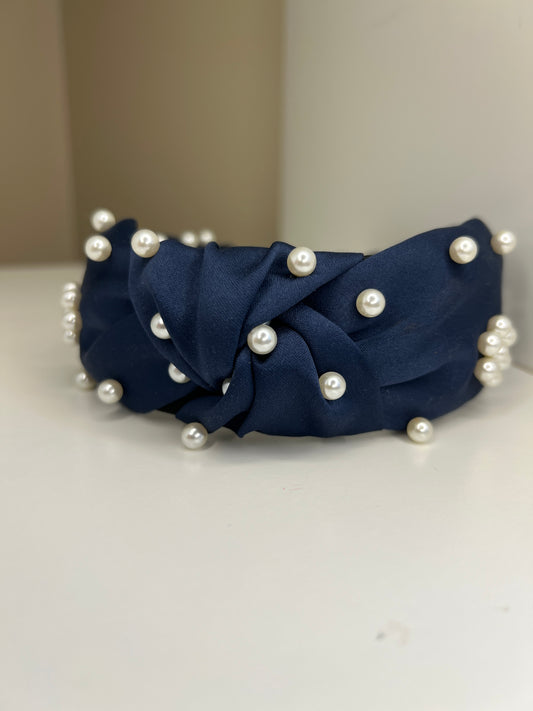 Pearl & Satin Headband