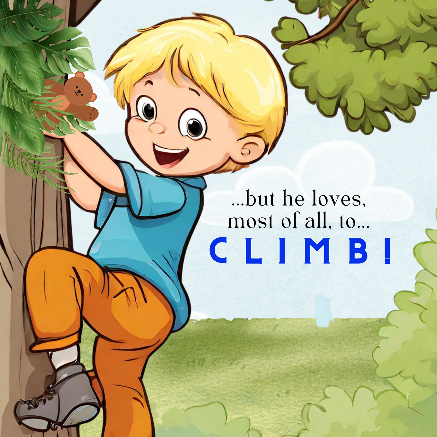 Brennan Loves to Climb Children's Book