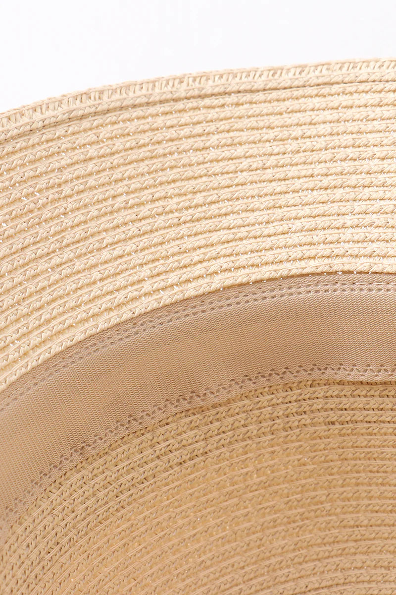 Cream Leopard Silk Ribbon Straw Hat - Mommy and Me - Braxton Rayemyer 