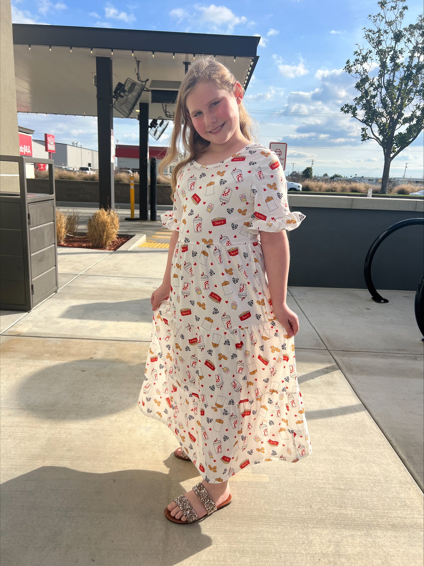 The Lord's Chicken Tween-Adult Dress