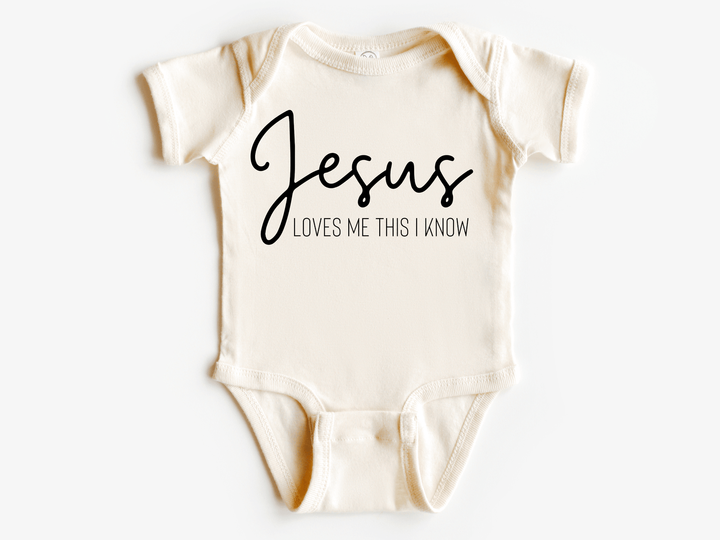 Jesus Loves Me onesie - Braxton Rayemyer 